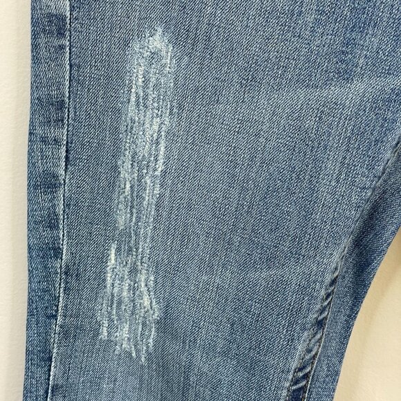 Vigoss Premium BOOT CUT Jeans Size 9 10 Medium Wash Denim Blue EMBROIDERED - Picture 5 of 15